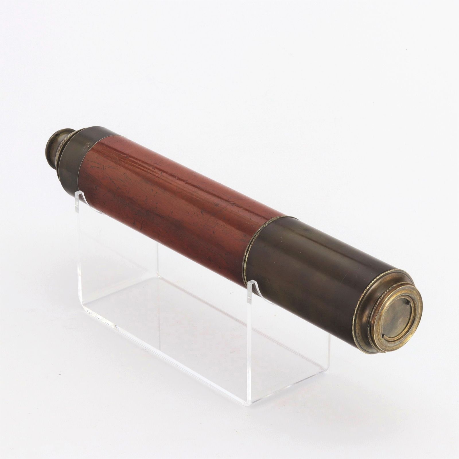 Early 19th Century 2 Draw Day Or Night Telescope By Harris & Son London C1820