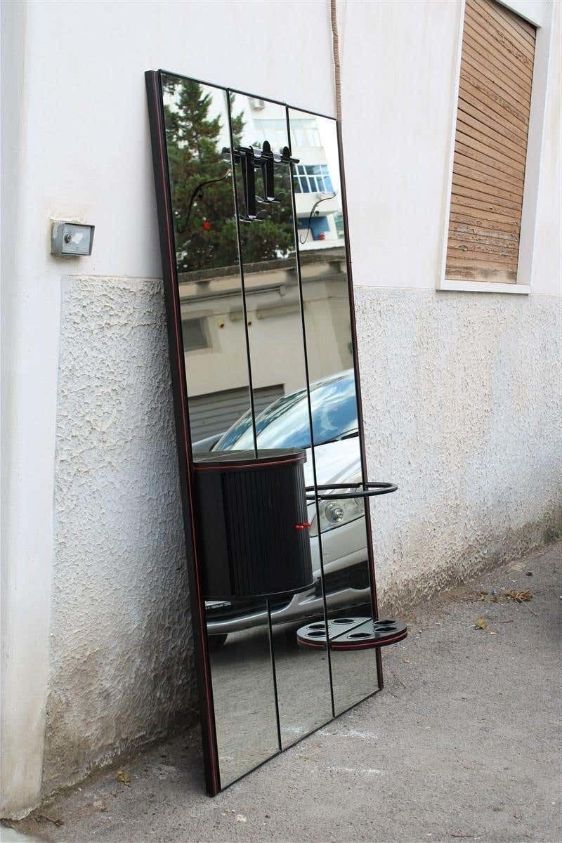 photo buy Rimadesio Wall Mirror Black Red Woman Lipstick Pop Art 1980s Lucio Del Pezzo