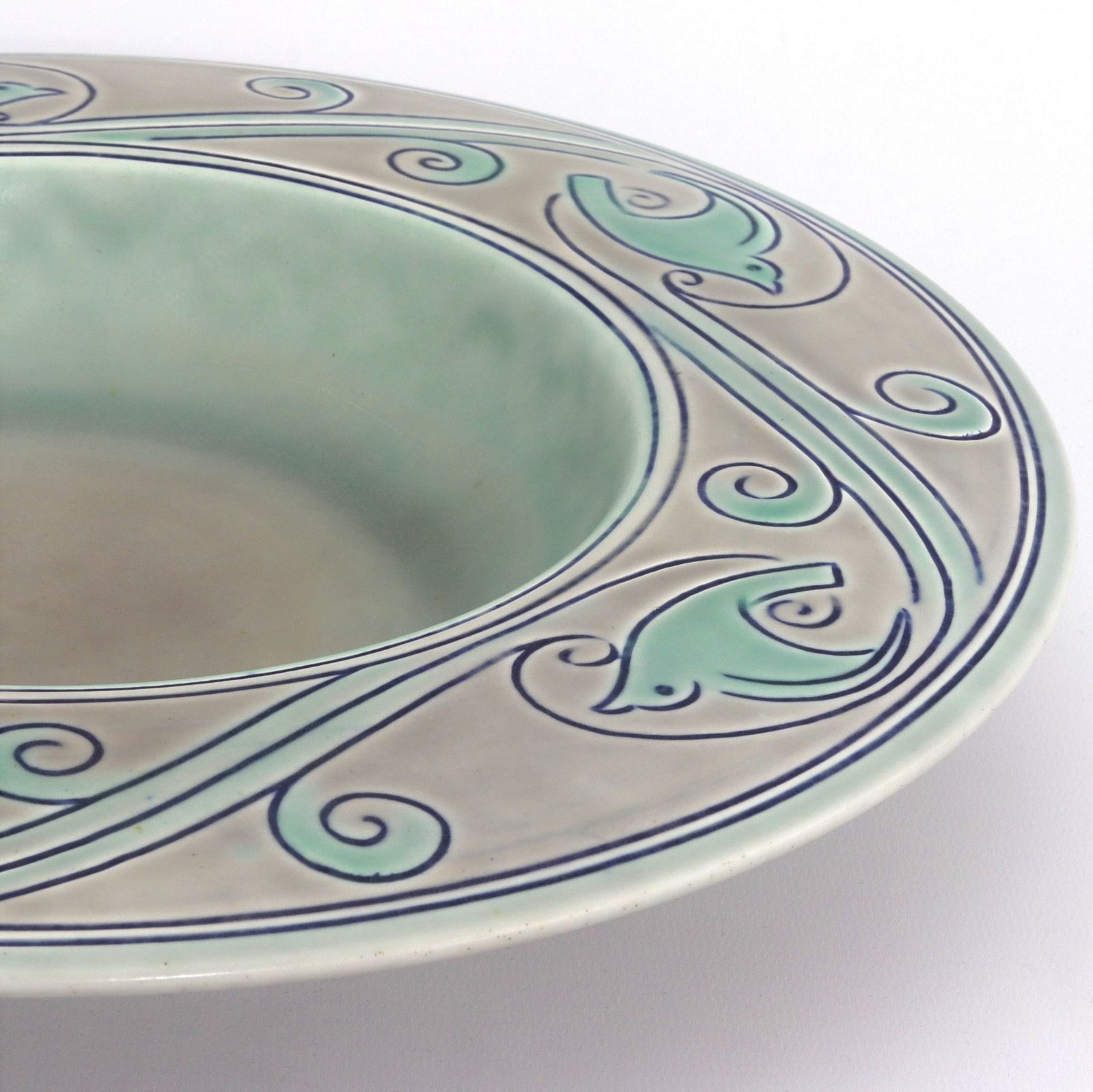 Royal Lancastrian Art Deco Centrepiece Bowl By William S Mycock 1936 photo 570.0