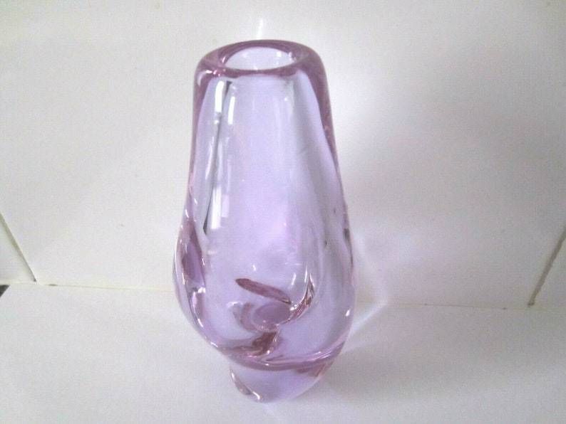 Zelezny Brod Neodymium Vase Czech Art Glass Miroslav Klinger Zemek Alexandrite photo 72.0