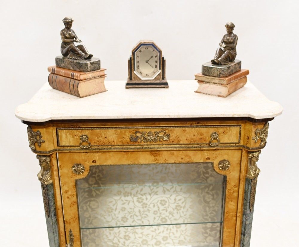 Empire Pier Cabinet Birch Display Chest Ormolu Pharaoh photo furniture