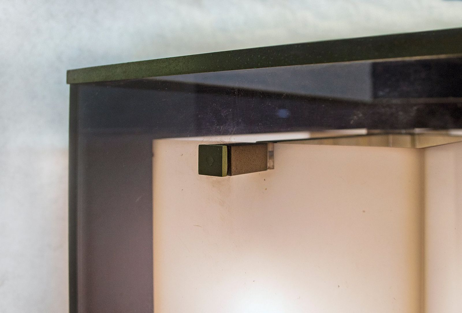 Italiaanse Plexiglas En Messing Lamp Van Nd, Jaren 1970 photo 2808.0