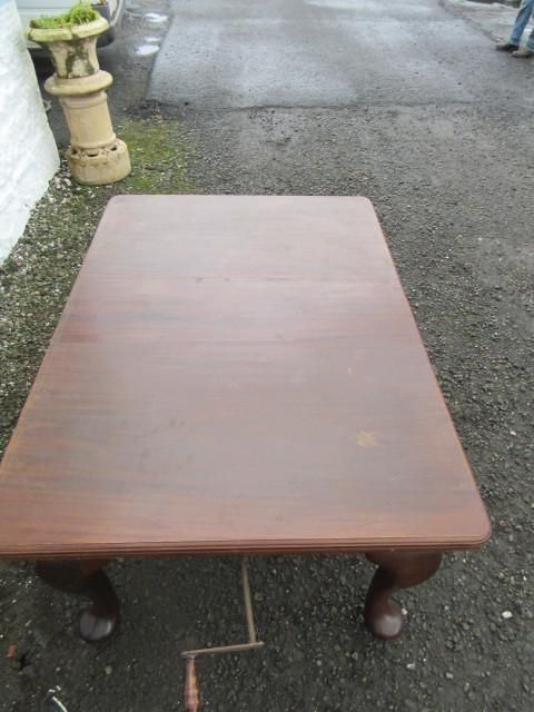 Edwardian Queen Ann Mahogany Dining Table photo Furniture