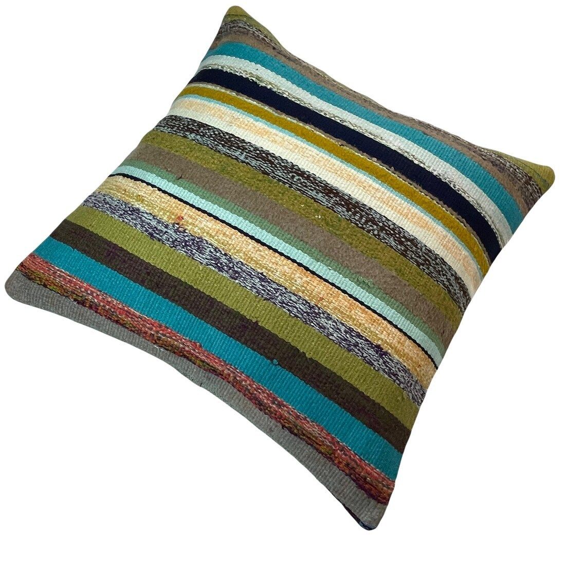 Tapis Kelim Kilim Pillow Cover Vintage Meditation Bench Kelim Teppich Boho Kilim photo vintage