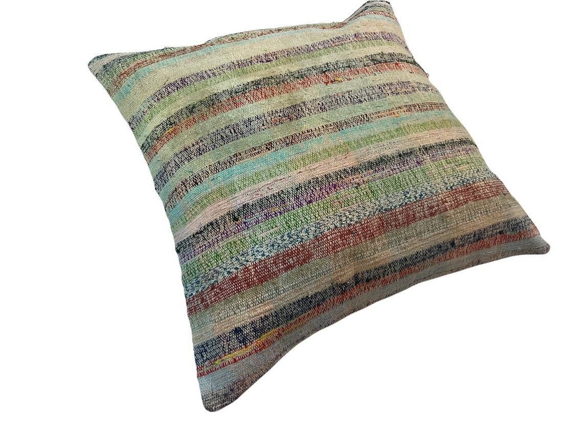 Tapis Kelim Kilim Pillow Cover ,Vintage Meditation Bench Kelim Teppich Boho Kilim photo buy