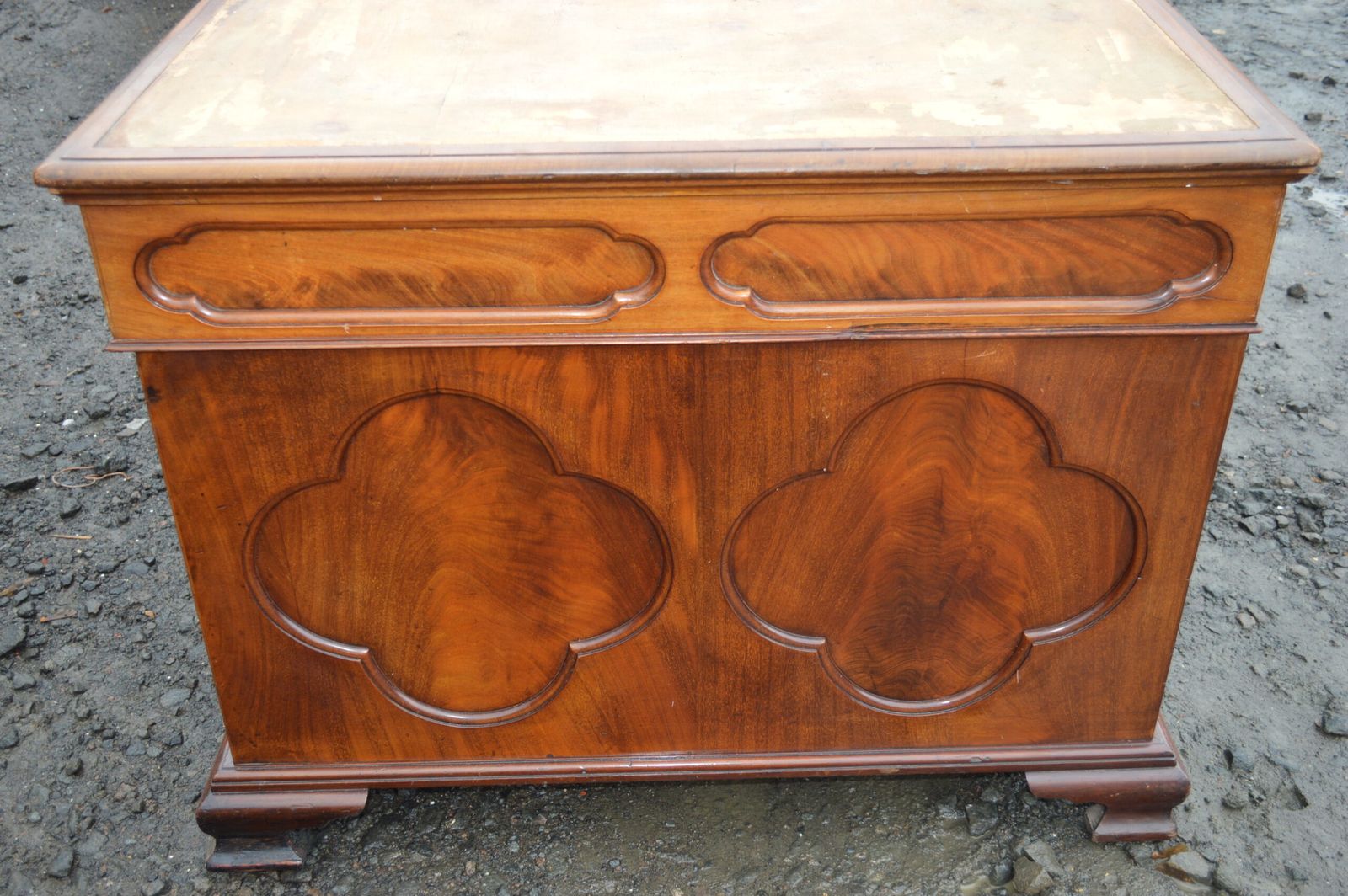 Victorian Mahogany Partners Desk photo Furniture