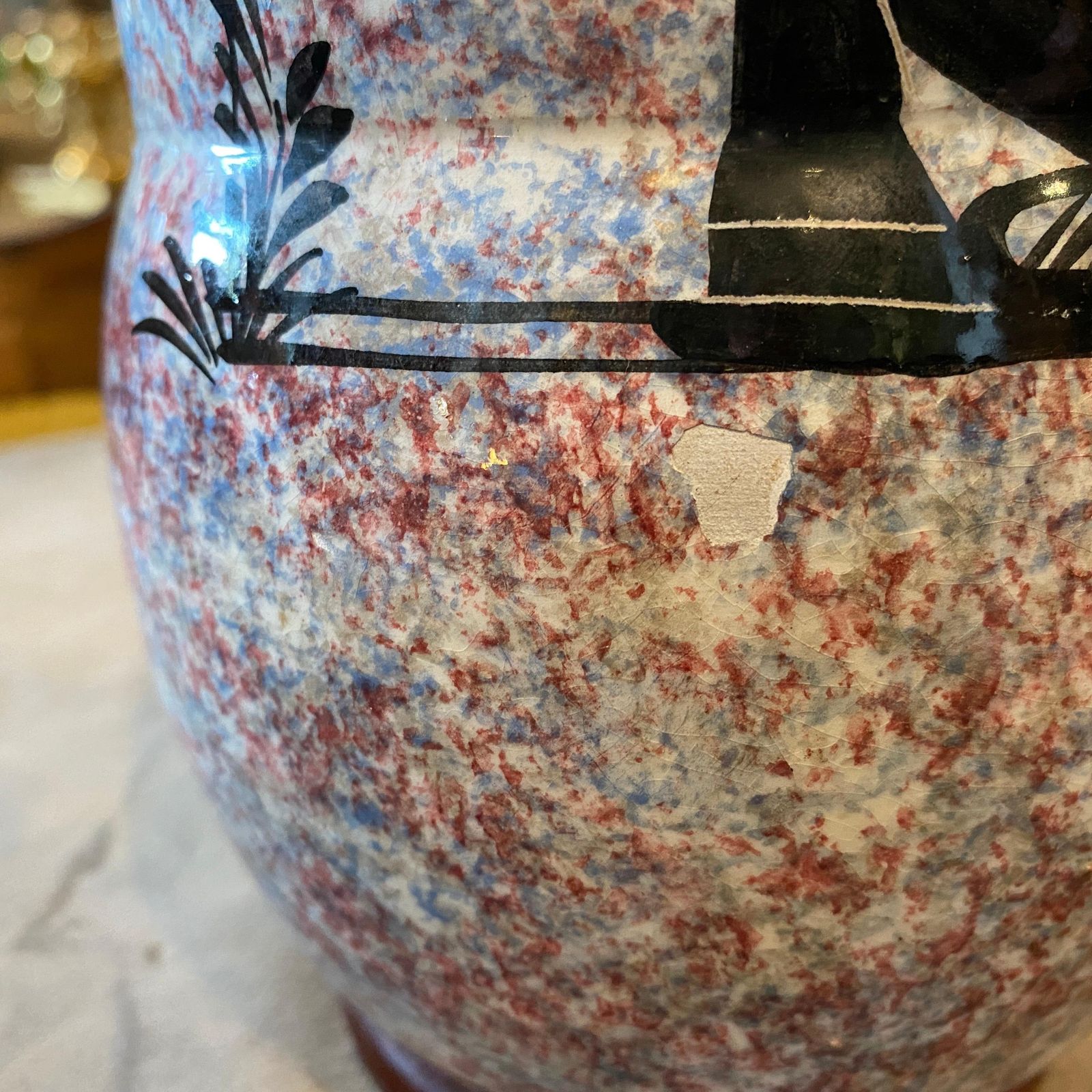 1930s Art Deco Ceramic Italian Vase By Bitossi photo Home Decor