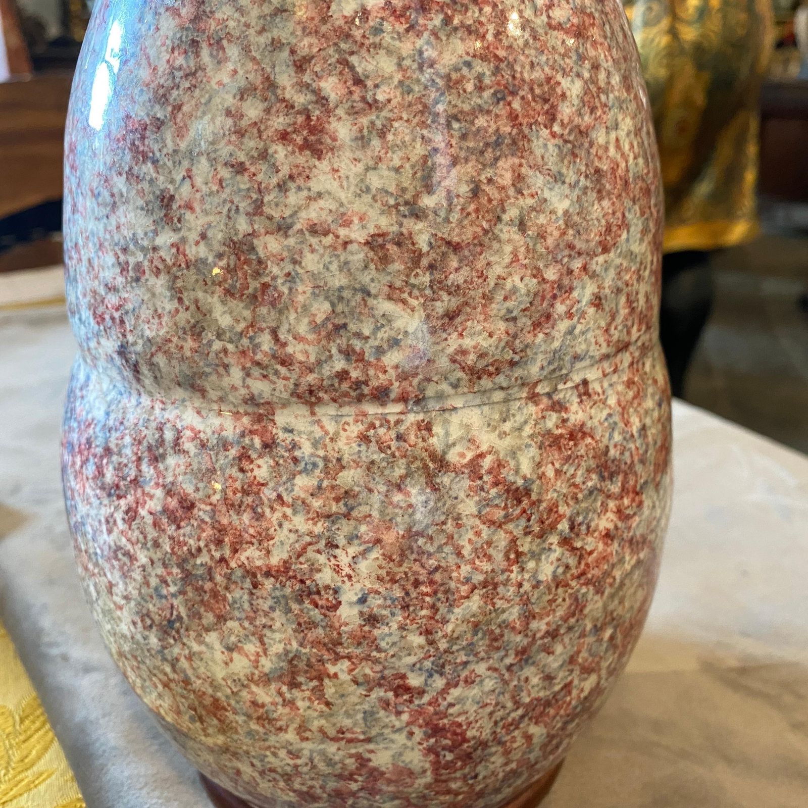 photo furniture 1930s Art Deco Ceramic Italian Vase By Bitossi