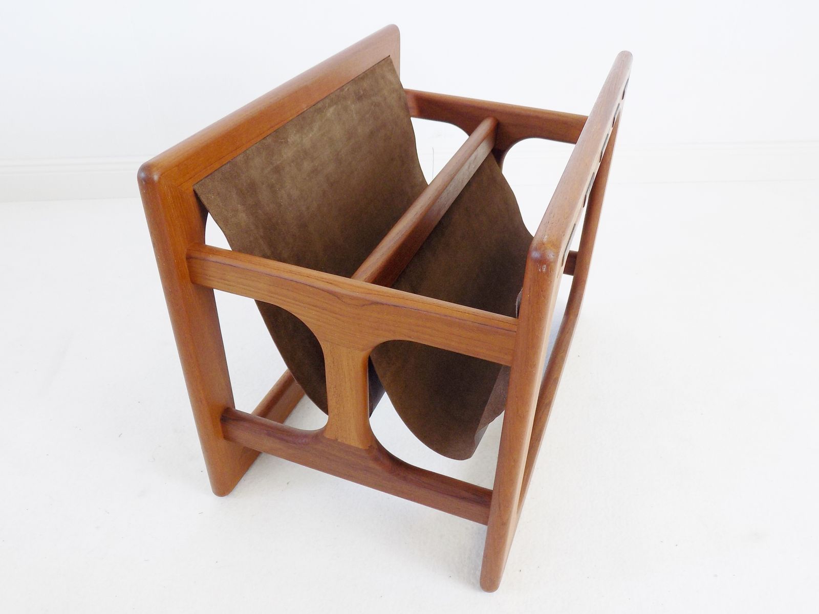 Teak Magazine Rack By Aksel Kjersgaard For Salin Mobler photo 415.0