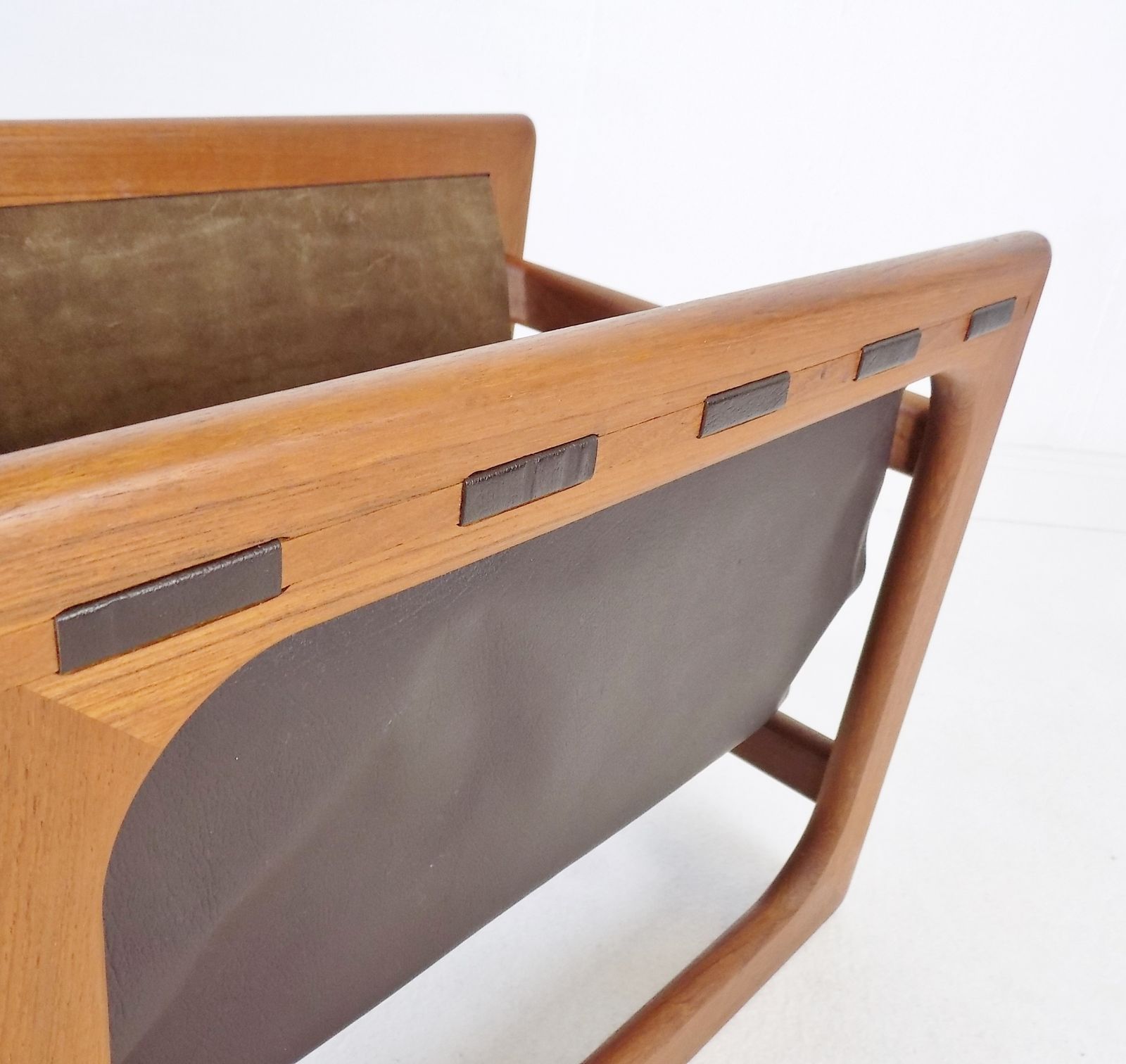 Teak Magazine Rack By Aksel Kjersgaard For Salin Mobler photo vinterior