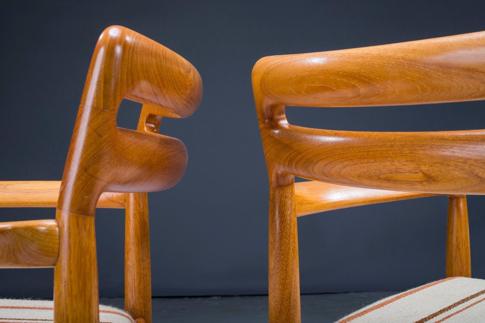 Mid Century Danish Teak Dining Chairs By Hw Klein For Bramin, 1970s, Set Of 4 photo vinterior
