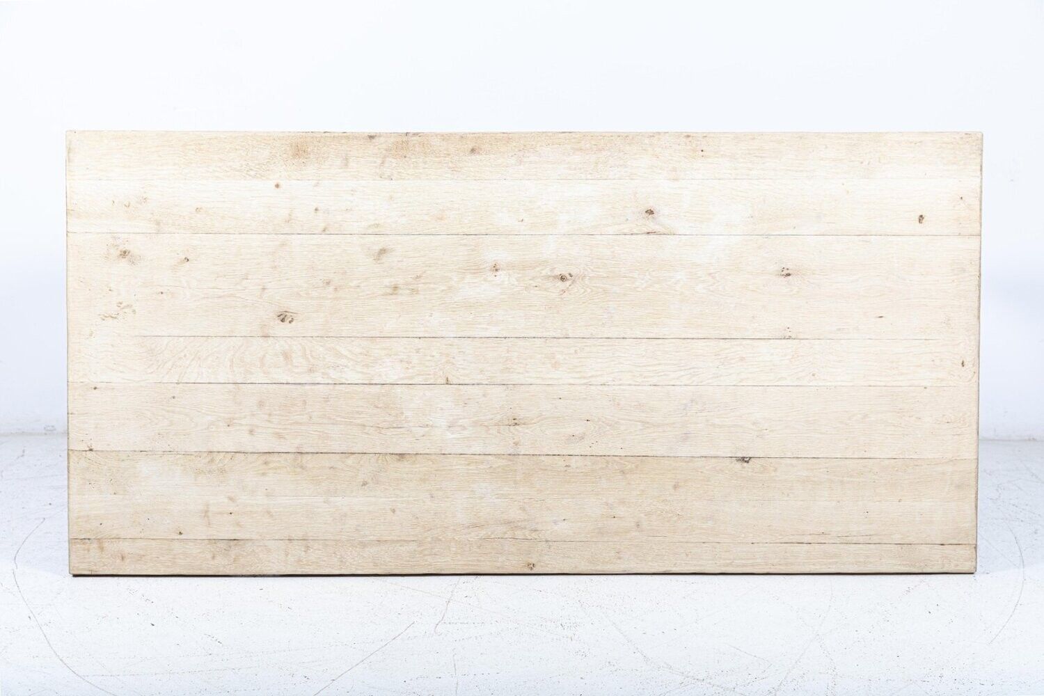 photo furniture French Bleached Oak Table On Castors