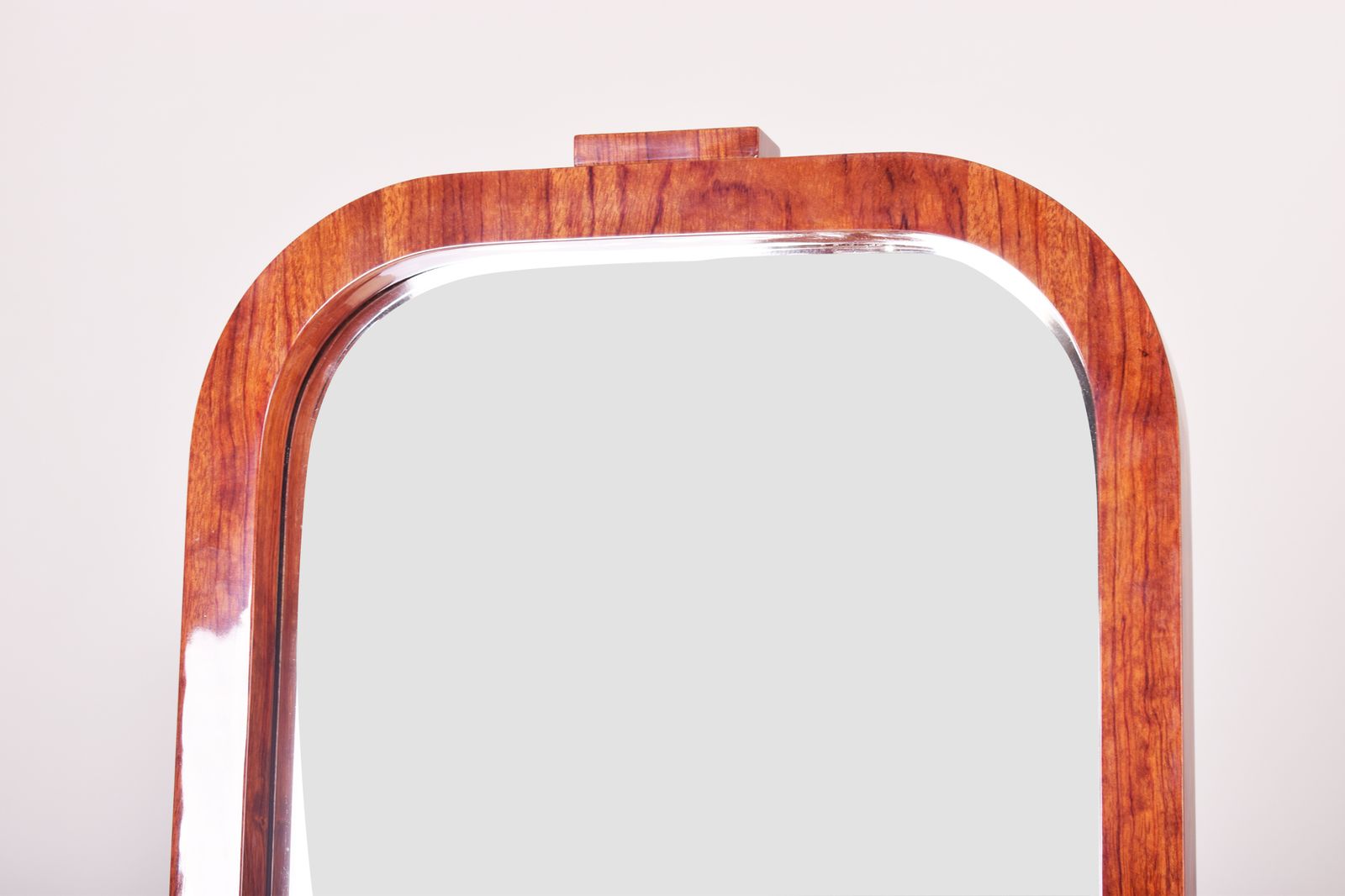 photo furniture Restored Art Deco Mirror Made In France, 1920s. Rosewood.