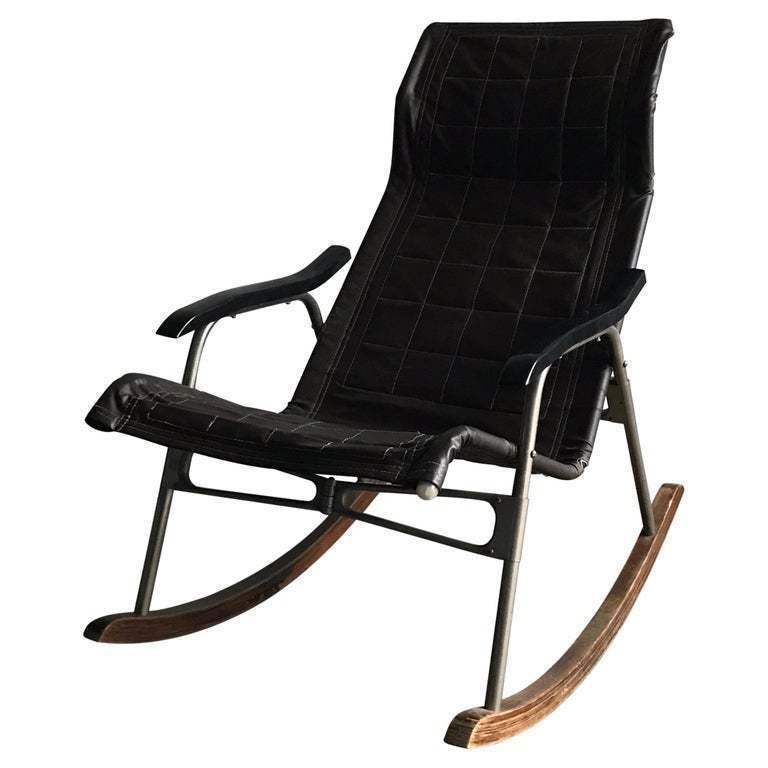 Midcentury Japanese Rocking Chair By Takeshi Nii