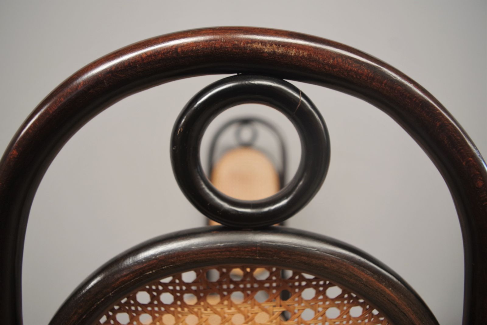 Thonet Style Chairs In Bent Beech Wood And Vienna Straw Seat From The 80s photo vinterior