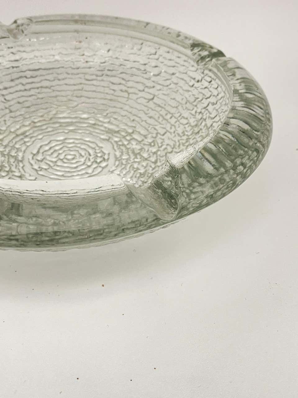 Vide Poche Or Ashtray, In Glass, Geometrical Patterns,France Circa 1960 photo 202.0