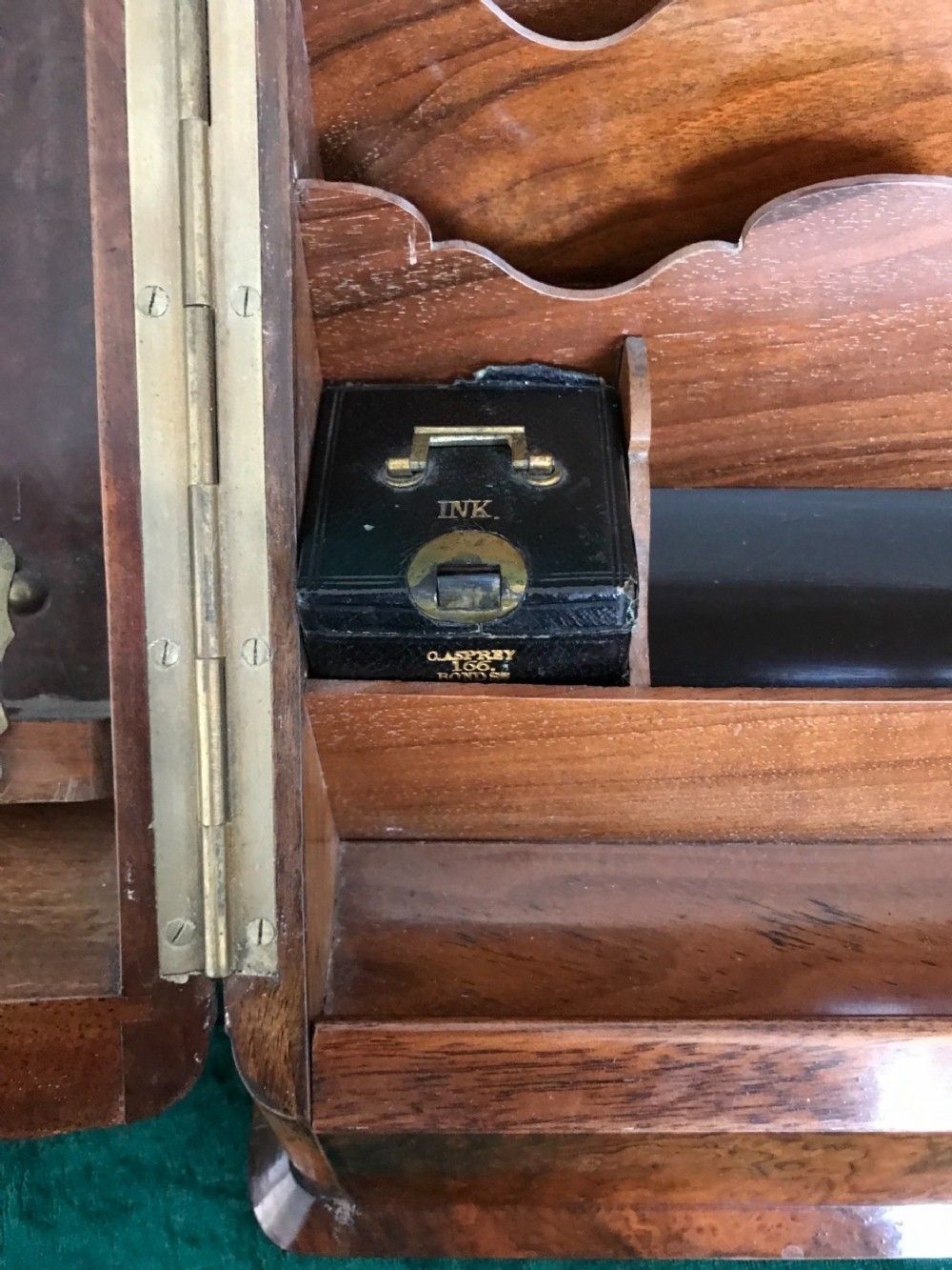 Asprey. Stationery Box. Walnut Desk. Circa 1890 photo vinterior