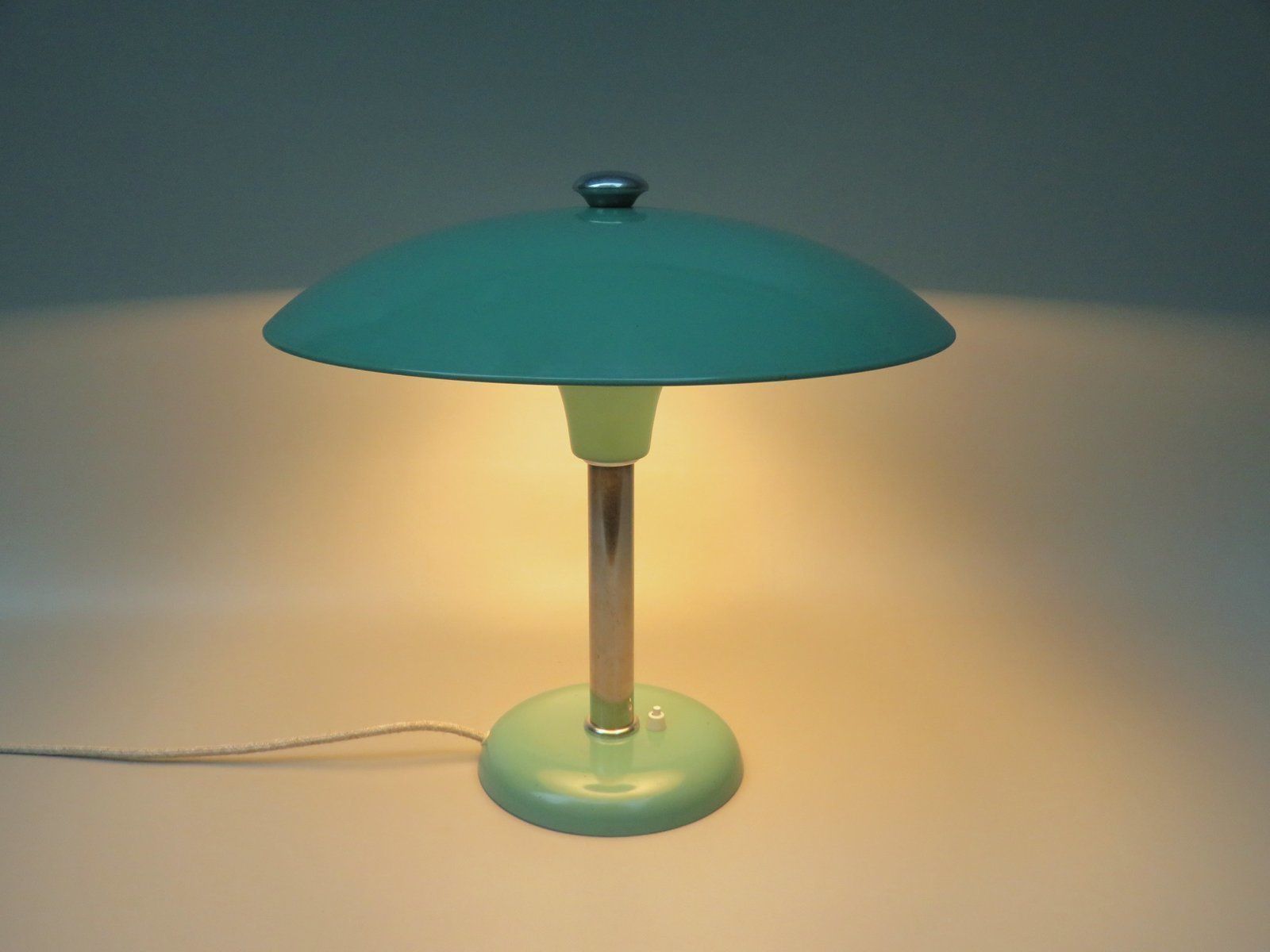 photo for sale Bauhaus Schröder 2000 Table Lamp By Max Schumacher For Metallwerk Werner Schröder, 1930s