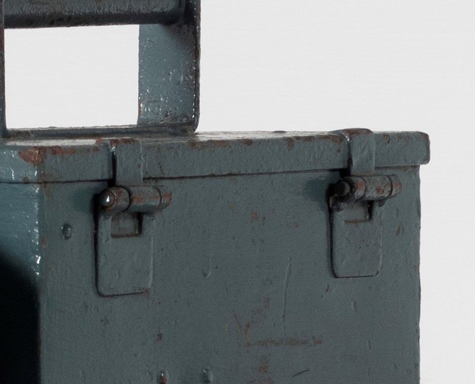 photo for sale 1920s Industrial Military Table Lamp | Unusual Old Torch Light