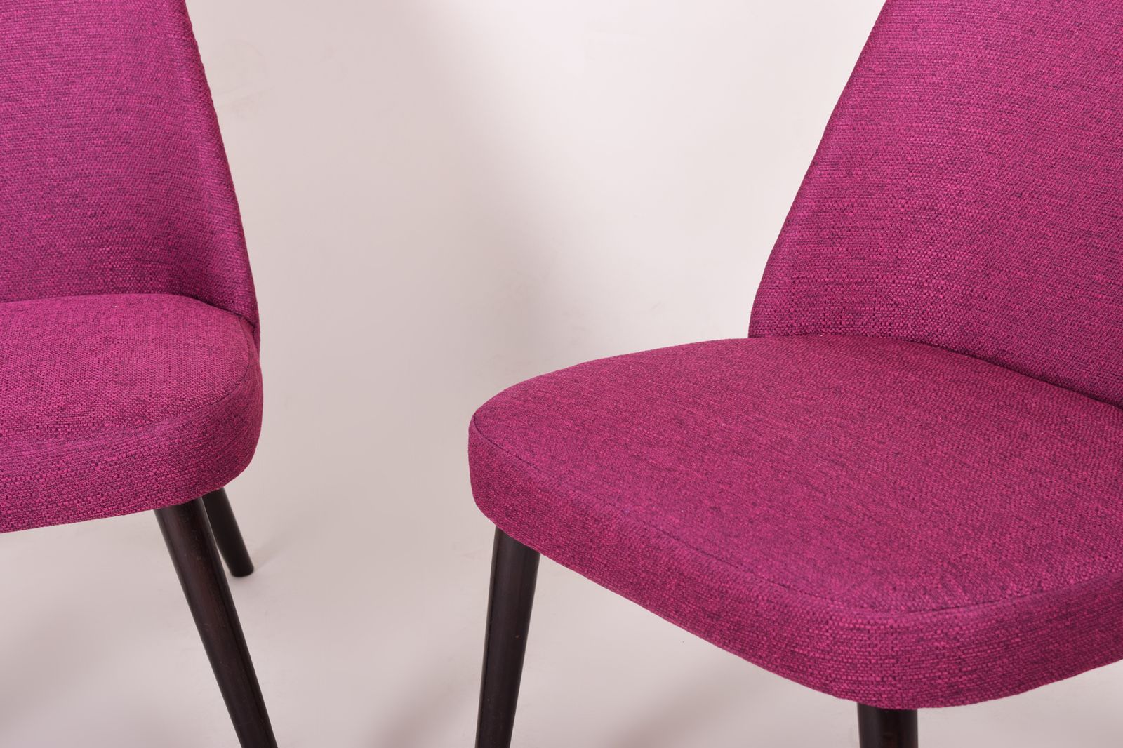 Restored Pair Of Midcentury Chairs. Made In 1950s Czechia. Fully Restored. photo for sale