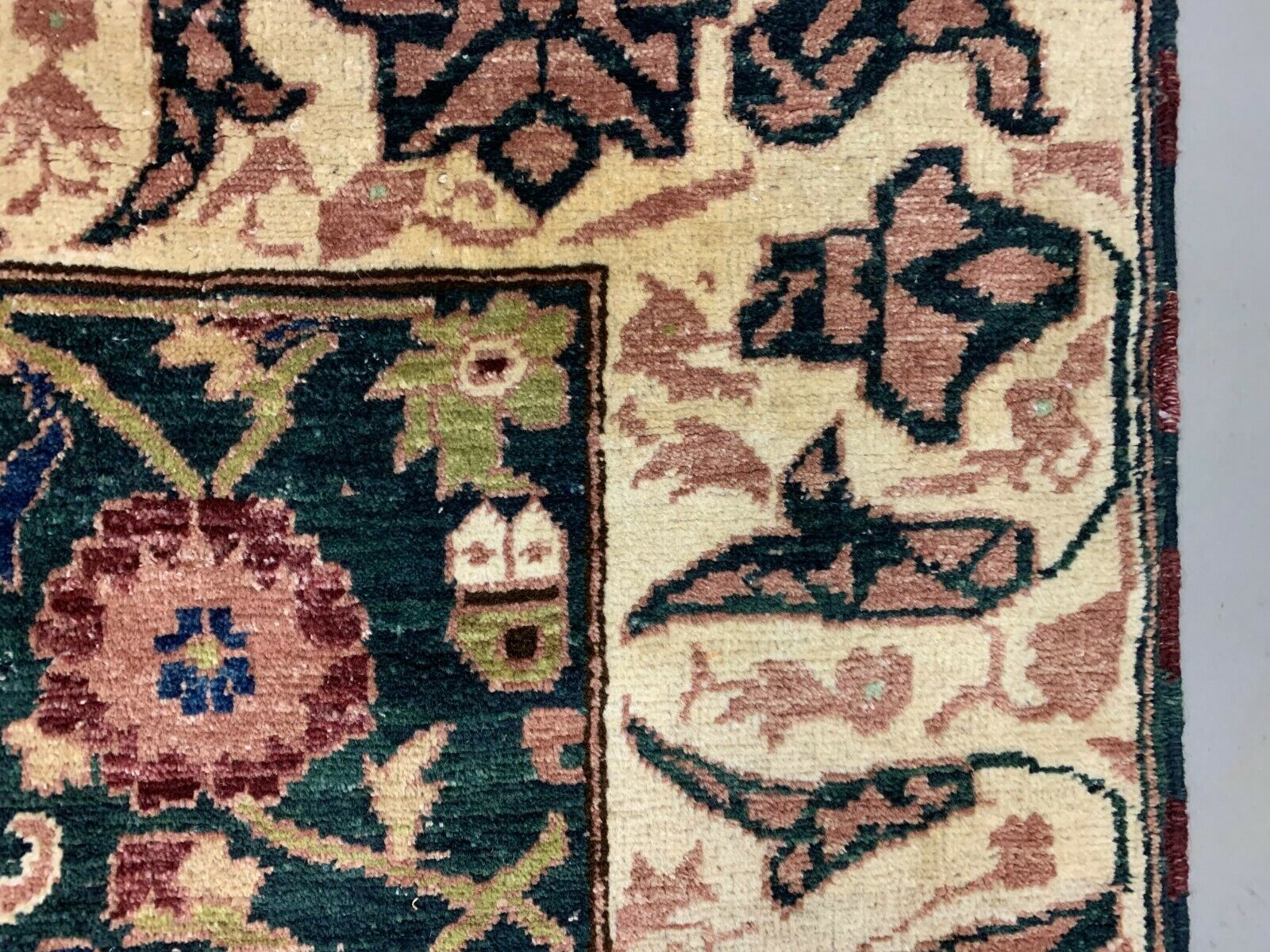 Unusual Afghan Wool Ziegler Rug 250x156 Cm Handmade Chobi Rug, Purple Beige Blue photo vinterior