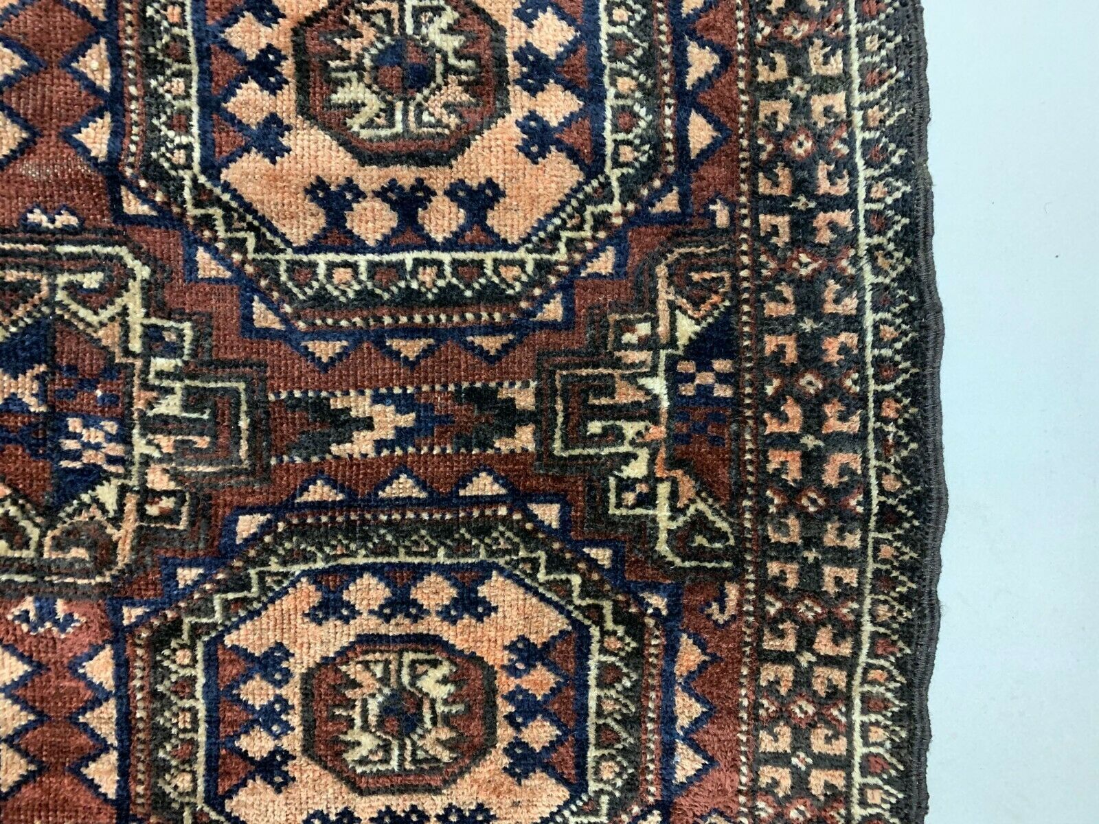 photo furniture Taimuri Afghan Tribal Rug 188x94 Cm Black Brown