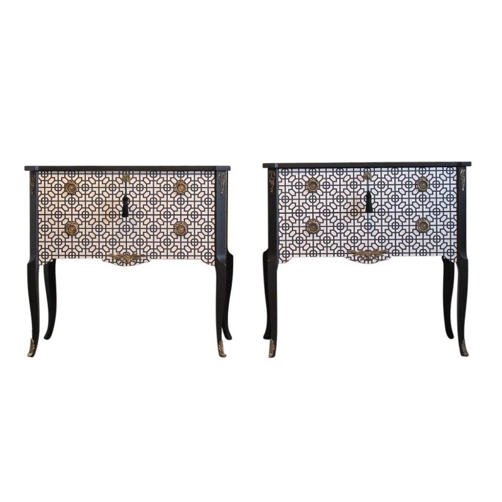 Art Deco Commodes, 1900s, Painted Wood