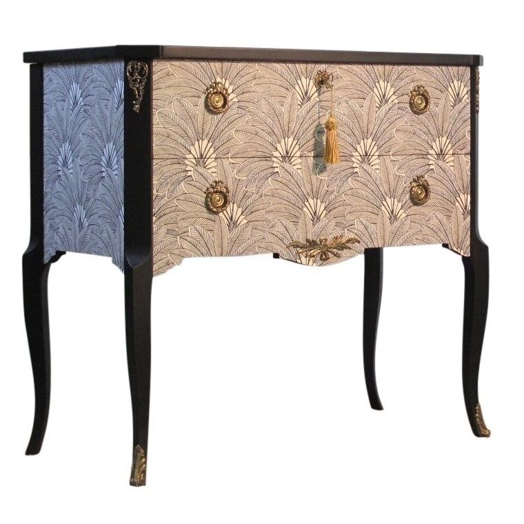 Brasilia Design Gustavian Louis XV Style Chest photo for sale