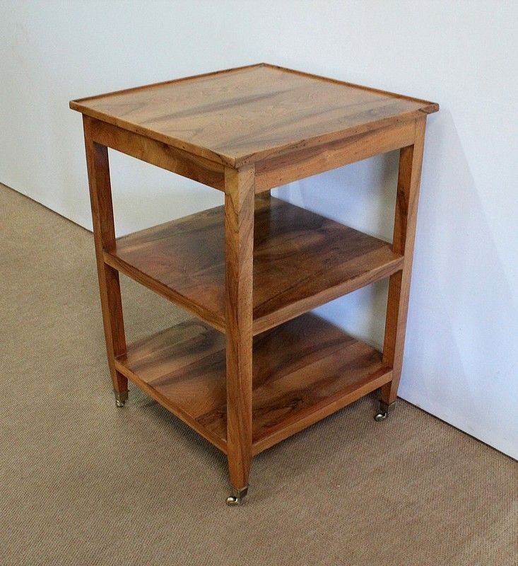 Rolling Trolley In Blond Walnut, 1st Part Of The 19th Century photo buy