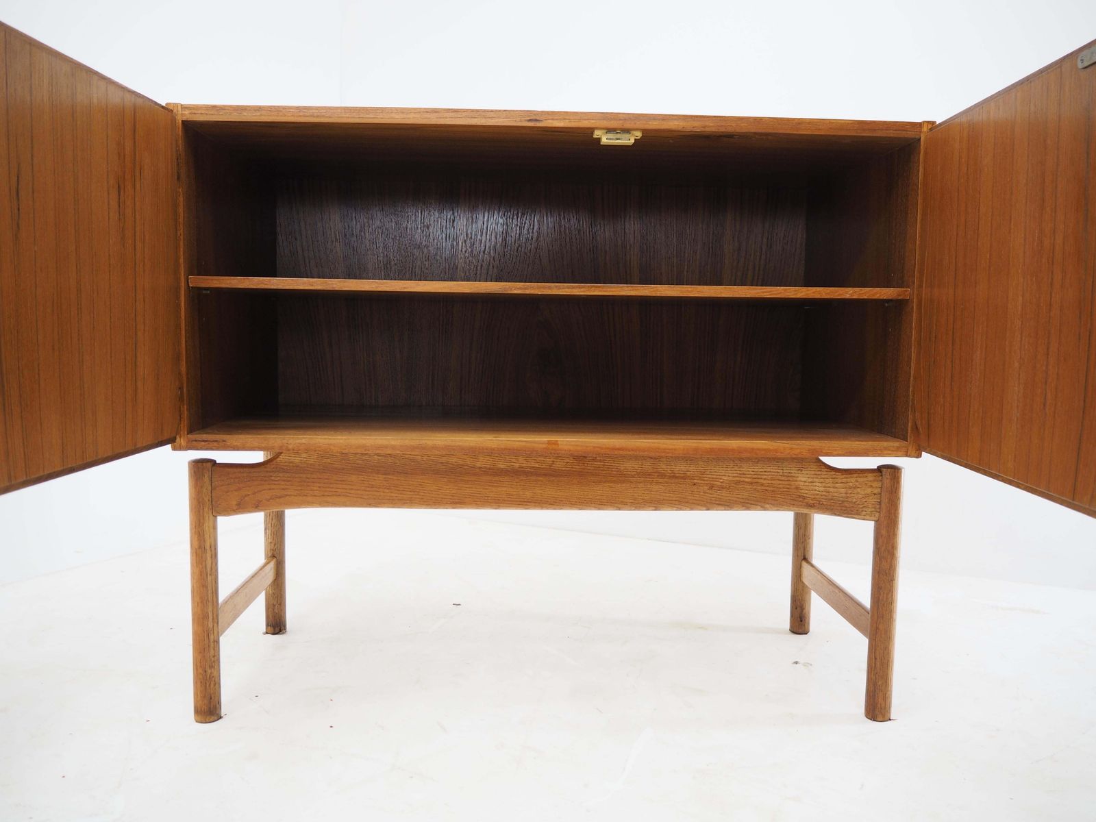 1960 Rare Teak And Oak Cabinet By Krasna Jizba Czechoslovakia photo vinterior