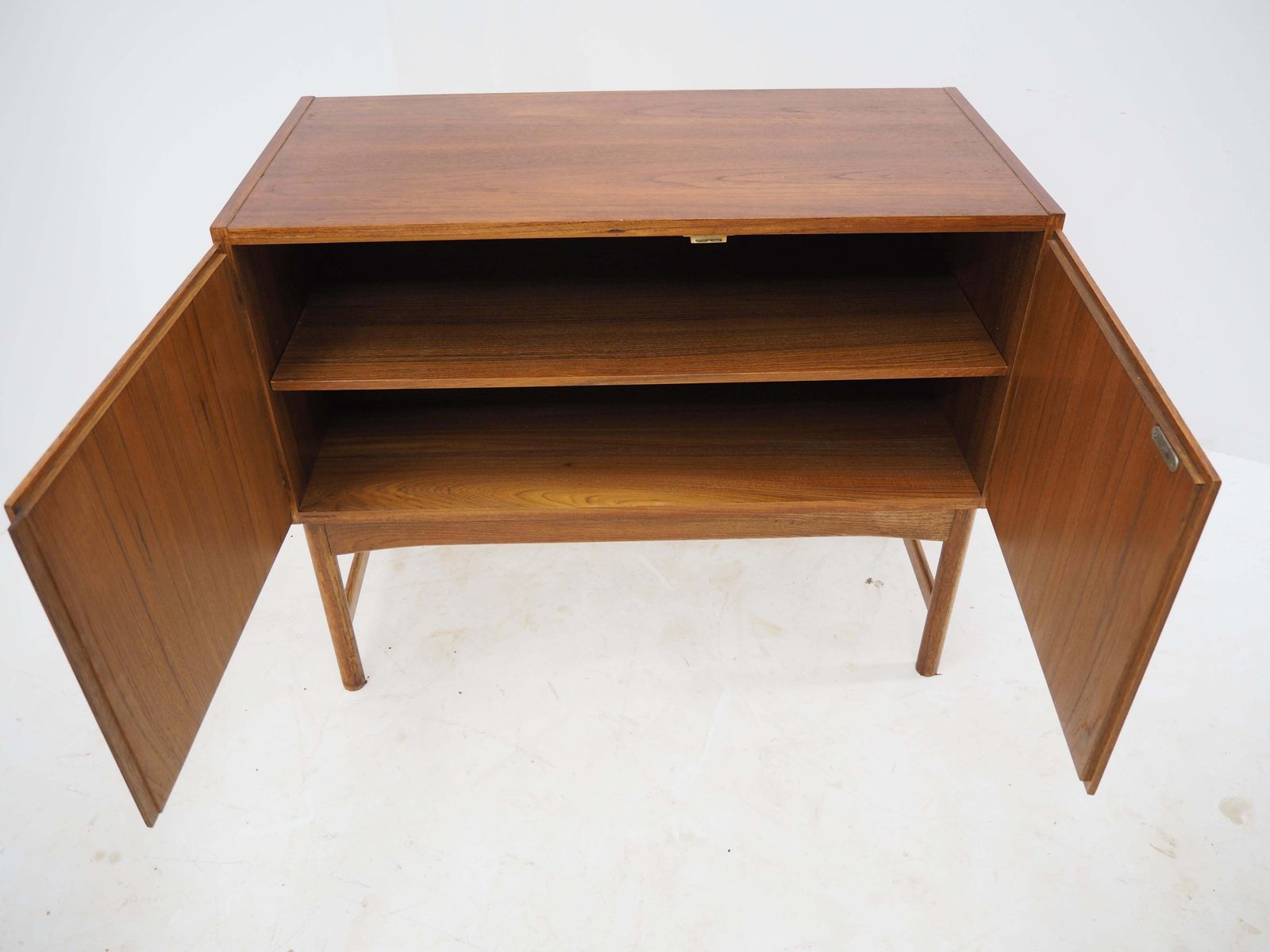 1960 Rare Teak And Oak Cabinet By Krasna Jizba Czechoslovakia photo buy