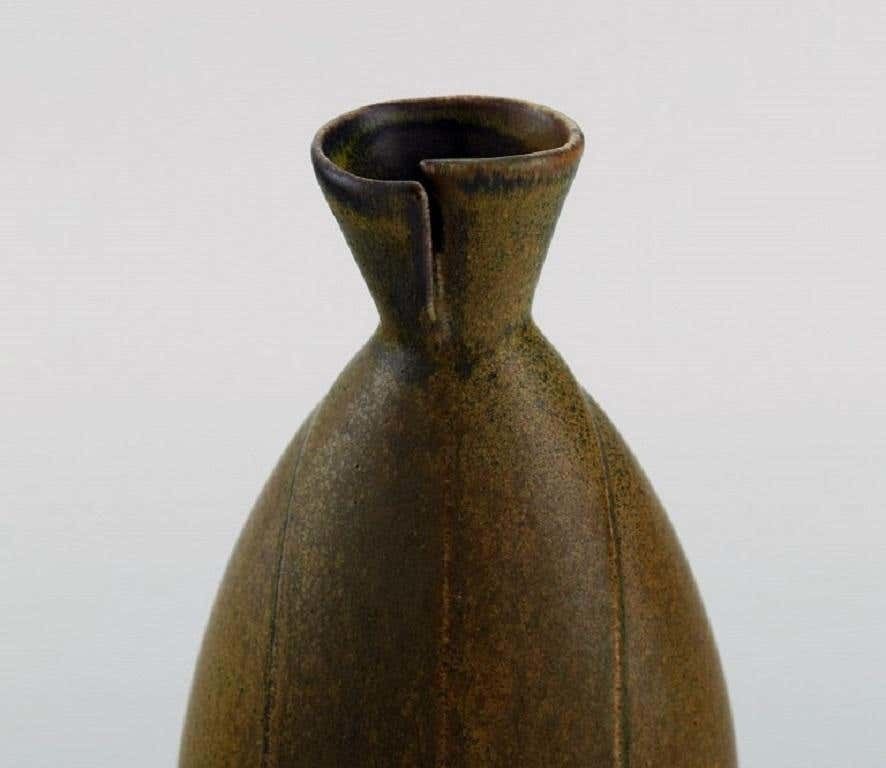 Löva, Gustavsberg, Gabi Citron Tengborg, Vase In Glazed Ceramics photo vinterior