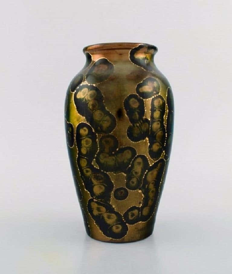 Lucien Brisdoux, France, Vase In Glazed Stoneware, 1930s/40s photo furniture