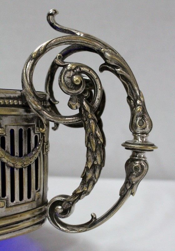 Silver Plated Centerpiece    2nd Part Xixth photo vintage