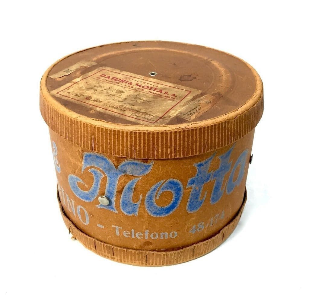 Antique Advertising   Italian Datauri & Motta Panettone Cake Box / Kitchenalia