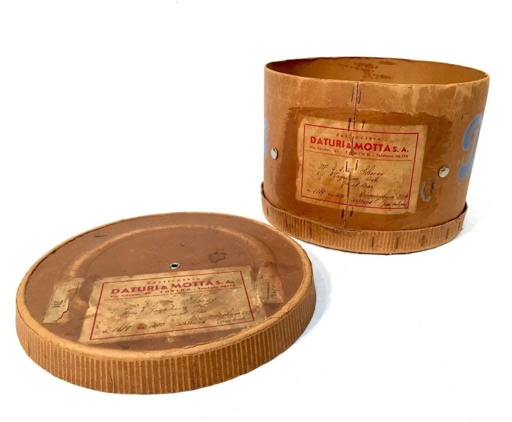 Antique Advertising   Italian Datauri & Motta Panettone Cake Box / Kitchenalia photo Home Decor