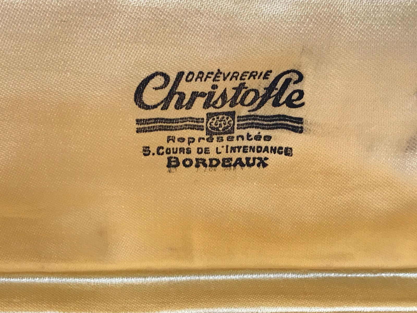 "Christofle"  French Antique Silver Plated Meat Server Set Of 3 photo for sale