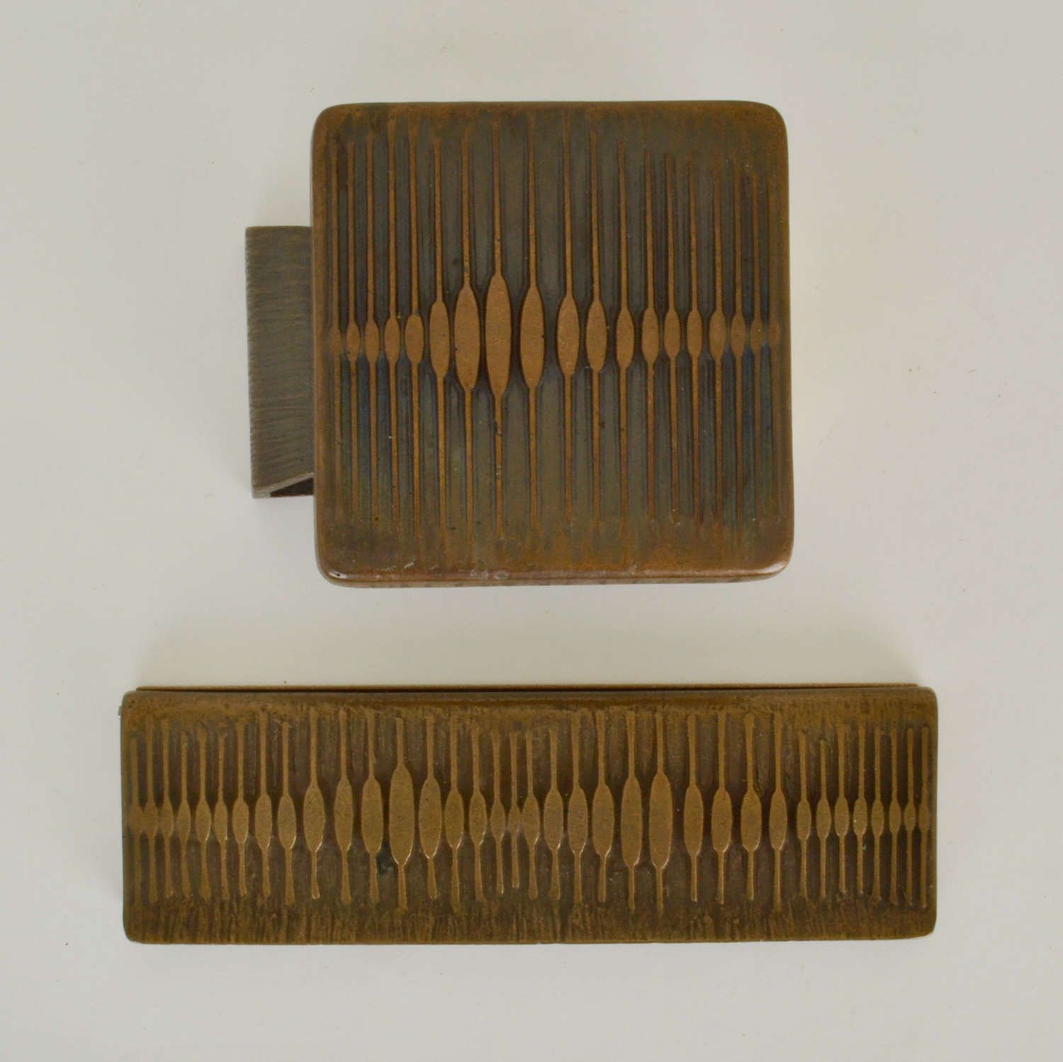Bronze Square Push And Pull Door Handle And Letterbox photo furniture