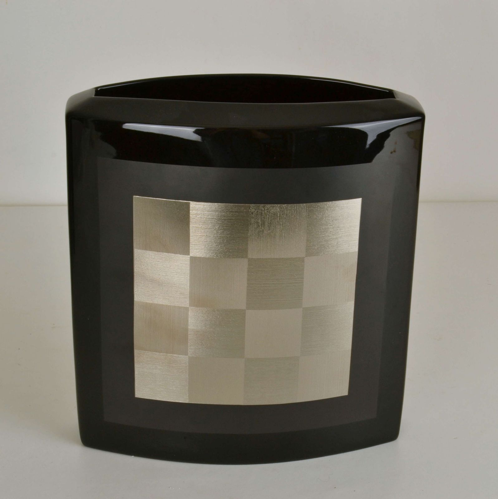 Set Of Five Porcelain Black Studio Line Vases Rosenthal By Dresler And photo 1550.0