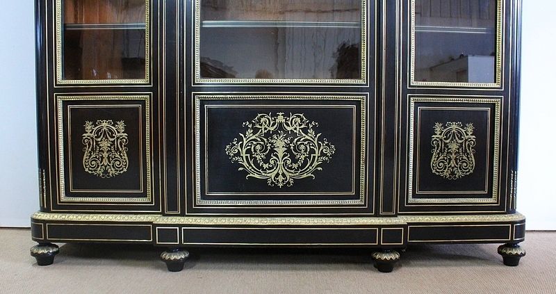 Important Library, Napoleon III Period   Mid 19th Century photo vintage