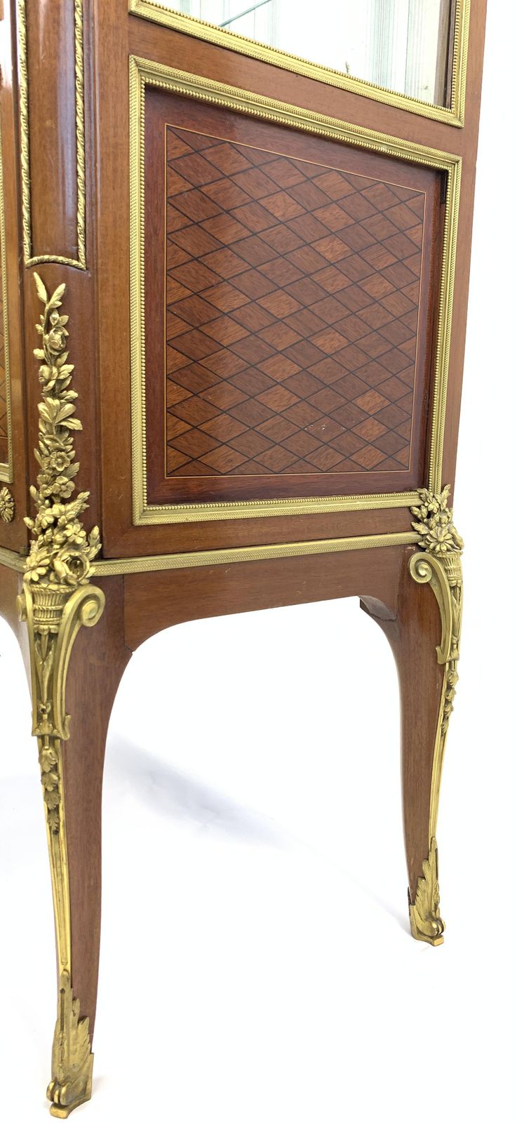 photo for sale Louis XVI Style Display Cabinet With Ormolu Mounts, Maison Krieger, France, 19th Century