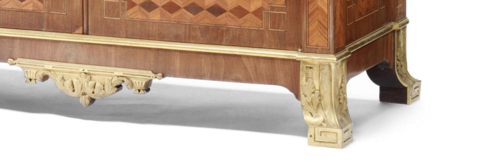 A French Ormolu Mounted Tulipwood, Fruitwood And Parquetry Secrétaire à Abattant By Millet photo for sale