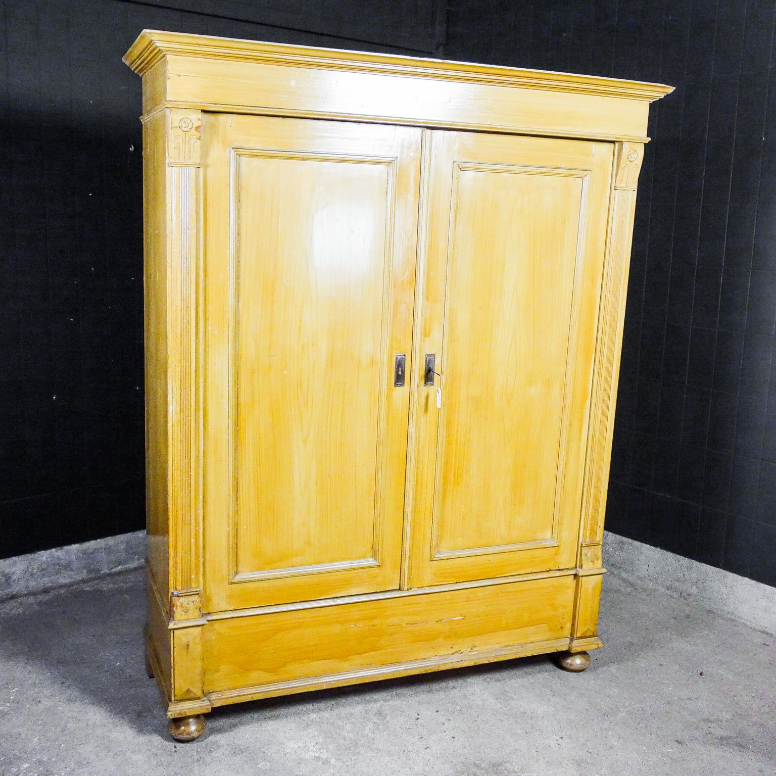 Brocante Wooden 2 Door Cupboard – Early 1900 photo furniture