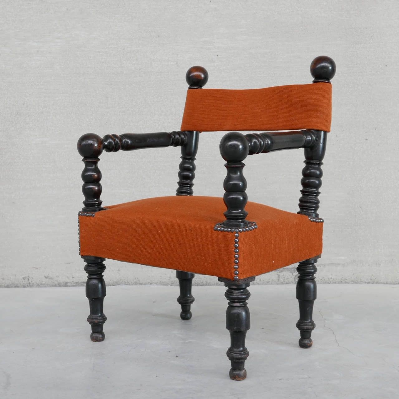 French Mid Century Armchair In Manner Of Dudouyt photo vintage