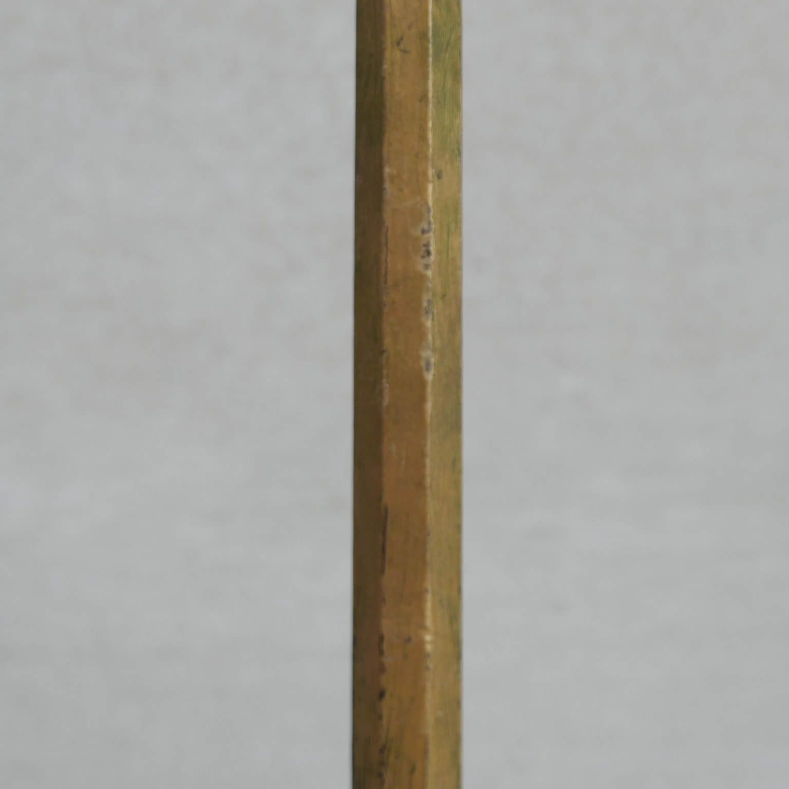 Art Deco French Wooden And Metal Gilt Floor Lamp photo Lighting