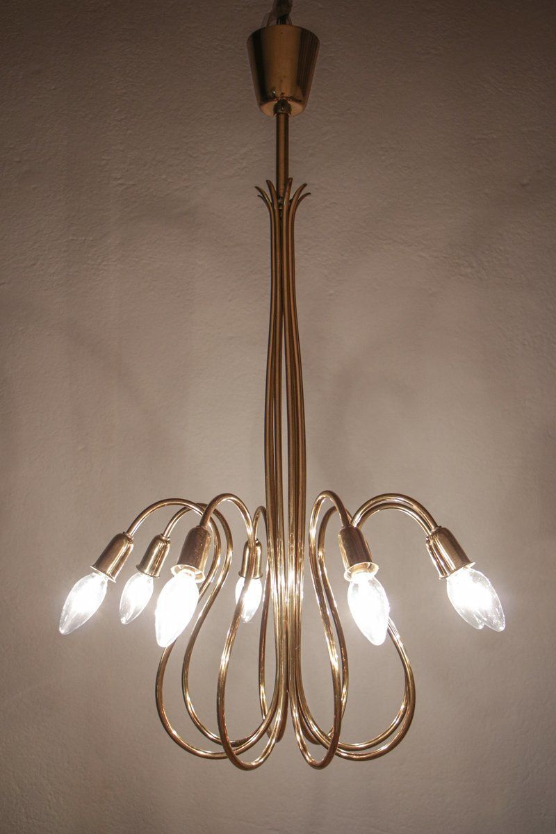 photo furniture Austrian Mid Century Octopus Chandelier By J. T. Kalmar, 1950s