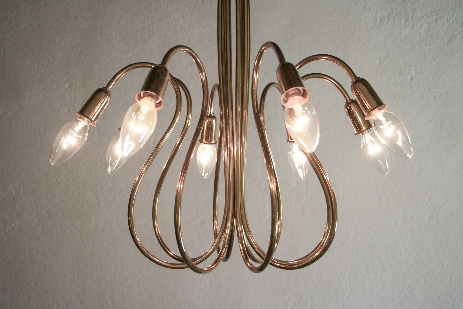 photo for sale Austrian Mid Century Octopus Chandelier By J. T. Kalmar, 1950s
