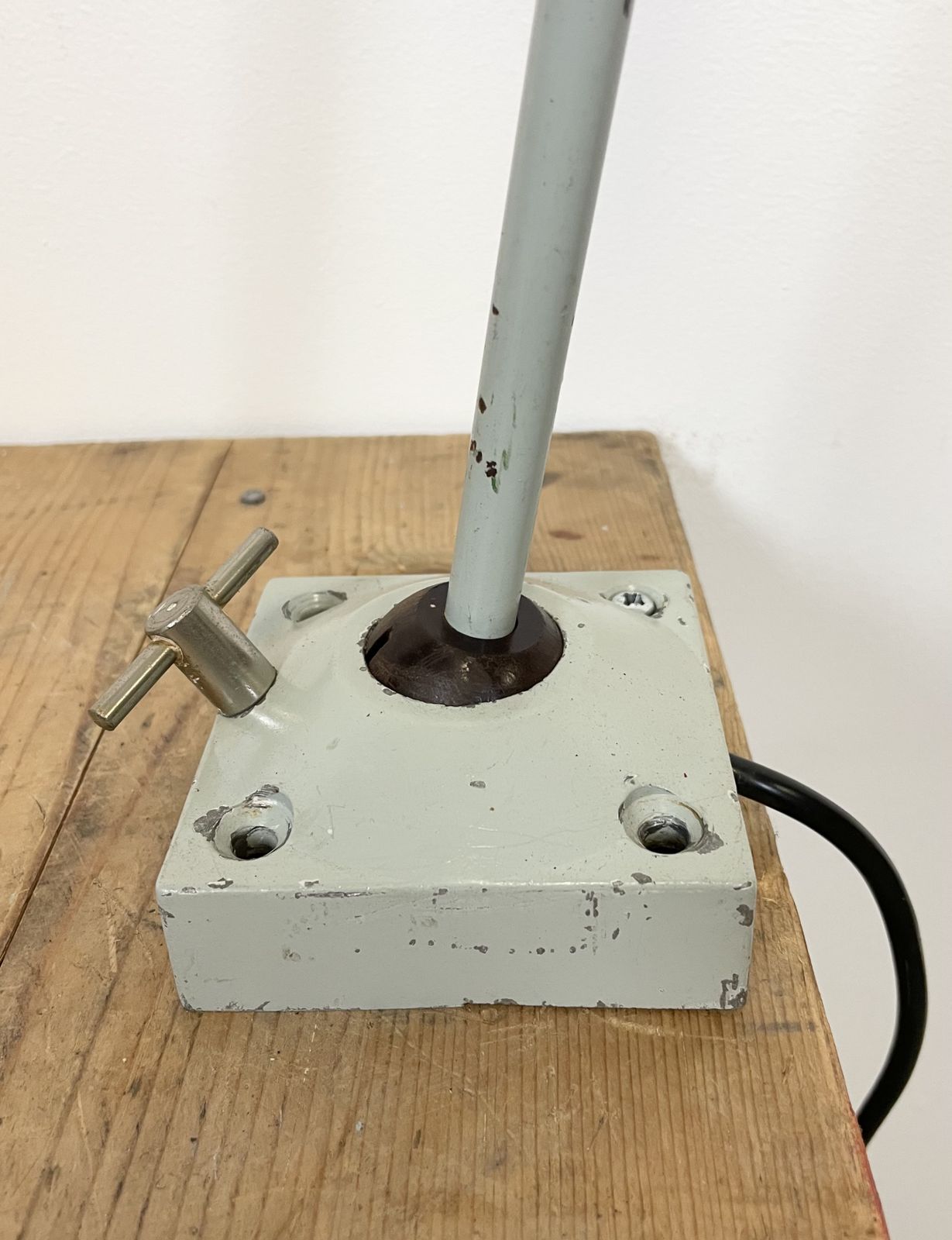Black Industrial Table Lamp From Elektrosvit, 1970s photo Lighting