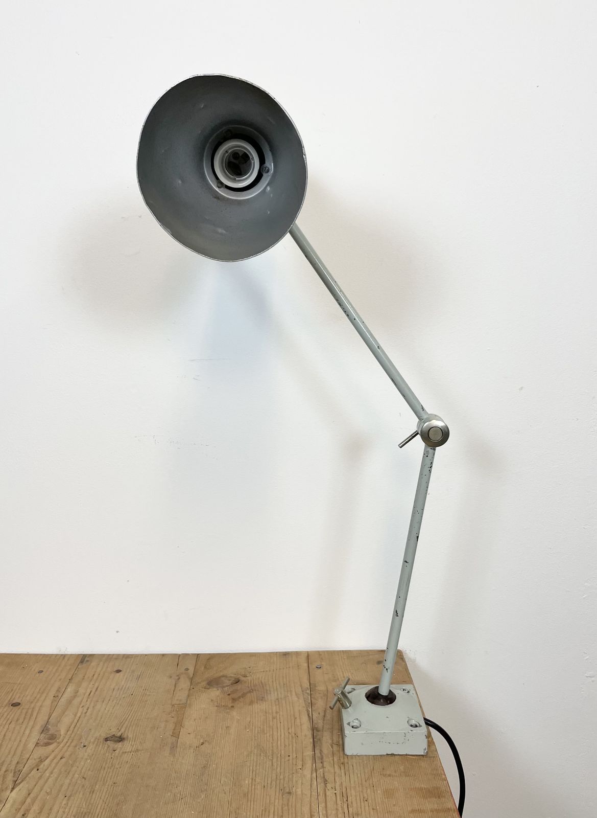 Black Industrial Table Lamp From Elektrosvit, 1970s photo 169.0
