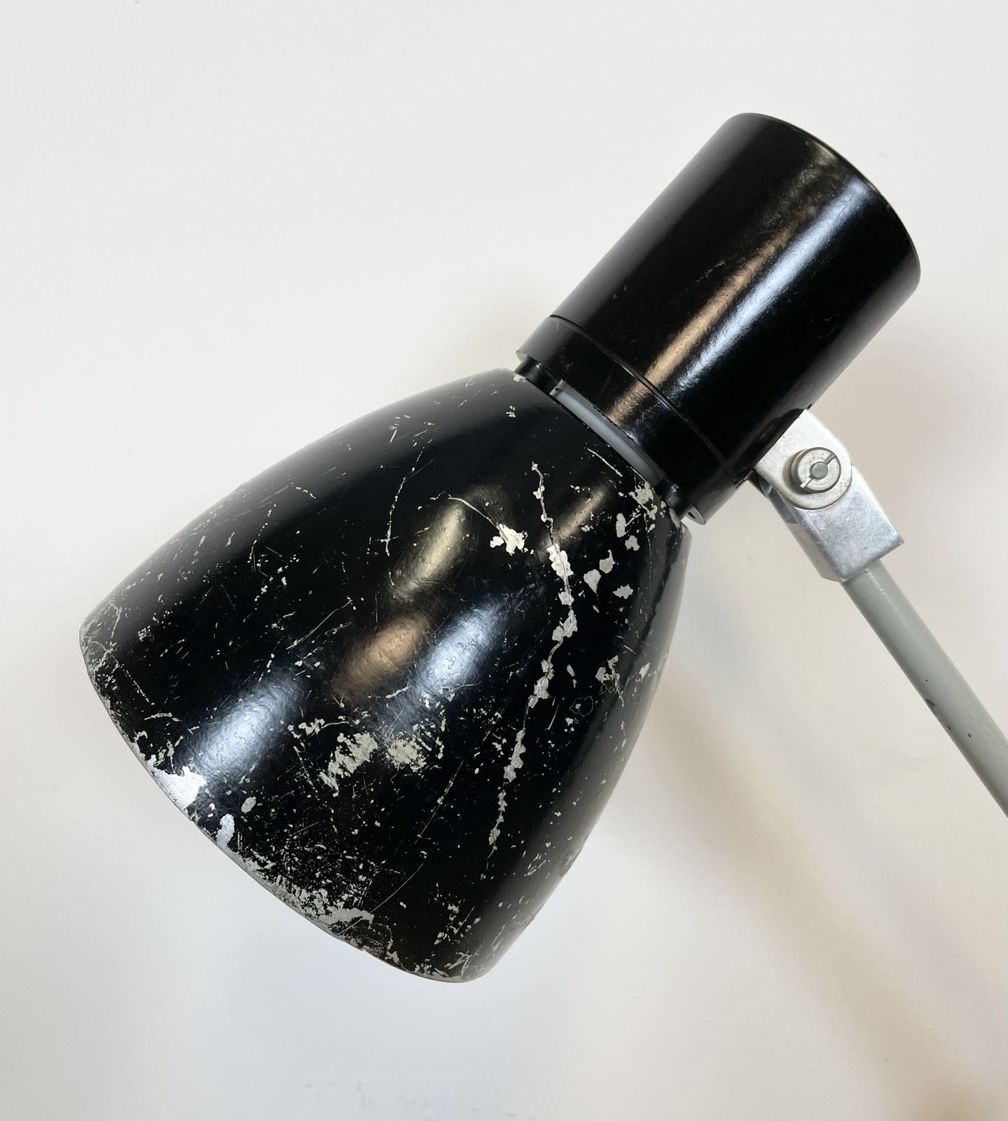 Black Industrial Table Lamp From Elektrosvit, 1970s photo buy